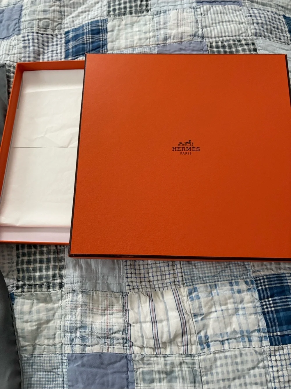 Hermes Teal Equestrian Silk Scarf with original box